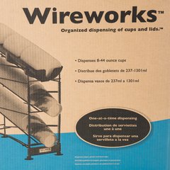 C8503WF WIREWORKS3TIER CUP/LID DISP BASIC