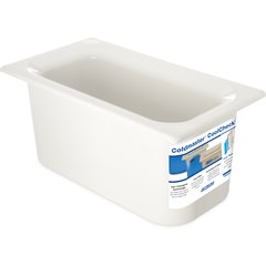 CM1102C1402 Coldmaster® CoolCheck® Third-Size Food Pan 4 qt - White/Blue