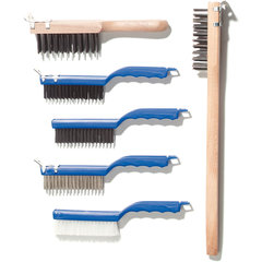 4002700 Thin Line Utility Scratch Brush 11.5" - Blue