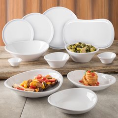 5300002 Stadia Melamine Dinner Plate 10.5" - White