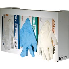 G0804 Disposable Glove Dispenser, White, 3 Boxes  - White