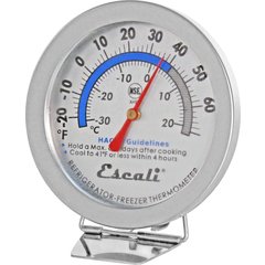 THDLRFSS Refrigerator / Freezer Thermometer NSF Listed  - Silver