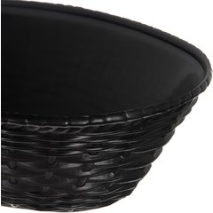 650403 WeaveWear™ Oval Basket 9" x 6" - Black