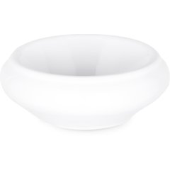 085502 Melamine Smooth Rounded Ramekin 1 oz - White