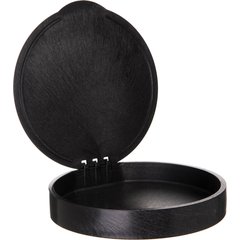 071003 Hinged Tortilla Server 7" / 1" - Black