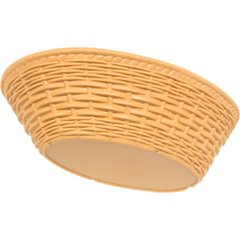 650467 WeaveWear™ Oval Basket 9" x 6" - Straw