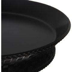 652703 WeaveWear™ Round Platter 10" - Black