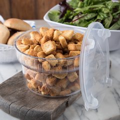 703907 Gourmet Crocks w/Lid  - Clear