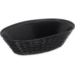 650403 WeaveWear™ Oval Basket 9" x 6" - Black