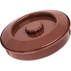 047528 Tortilla Server w/Lid 7-1/4" / 1-15/16" - Lennox Brown