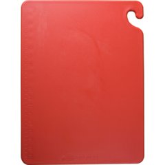 CB121812RD Cut-N-Carry Cutting Board 12" x 18" x 0.5" - Red