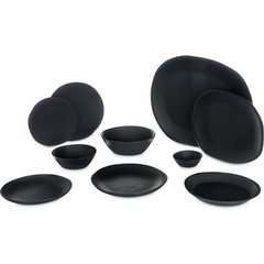 5310138 Ridge Melamine Coupe Plate 10" - Slate