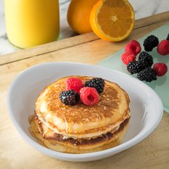 5300380 Stadia Melamine Pasta Plate 8.5" - Greige