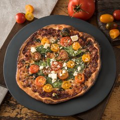 5310538 Ridge Melamine Rimless Plate 11" - Slate