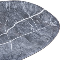 5310272 Ridge Melamine Oblong Platter 13" - Soapstone