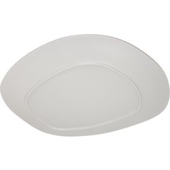 5310323 Ridge Melamine Oblong Platter 18" - Cement