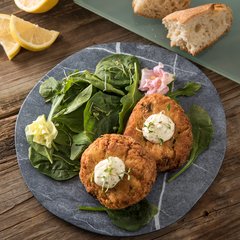 5310472 Ridge Melamine Rimless Plate 9" - Soapstone