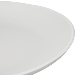 5310723 Ridge Melamine Dinner Plate 10.5" - Cement