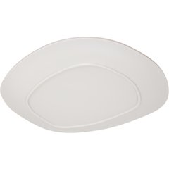 5310223 Ridge Melamine Oblong Platter 13" - Cement