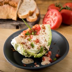 5310138 Ridge Melamine Coupe Plate 10" - Slate