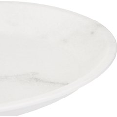 5310137 Ridge Melamine Coupe Plate 10" - Marble