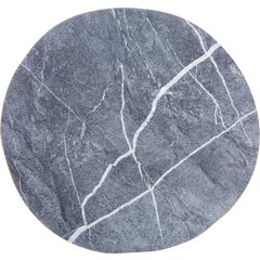 5310472 Ridge Melamine Rimless Plate 9" - Soapstone