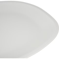 5310323 Ridge Melamine Oblong Platter 18" - Cement