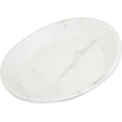 5310137 Ridge Melamine Coupe Plate 10" - Marble
