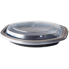 DXL900PDCLR Dome Lid for Microwaveable Oval Casserole Container  (250/cs) - Clear