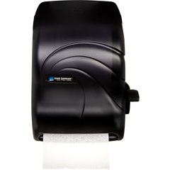 T1190TBK Oceans® Lever Roll Towel Dispenser, 1.5" core, Black Pearl - Black