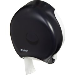 R6000TBK Classic Single 12" Jumbo Bath Tissue Dispenser, 3.25" core, Black Pearl  - Black