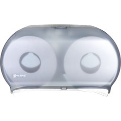 R4000TBL Classic Twin 9" Jumbo Bath Tissue Dispenser, 3.25" core, Arctic Blue  - Blue