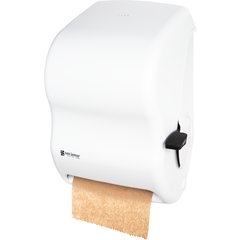 T1100WH Classic Lever Roll Towel Dispenser, 1.5" core, White - White