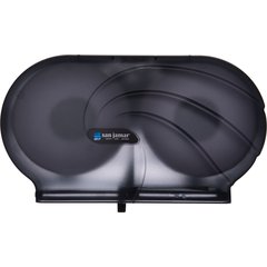 R4090TBK Oceans® Twin Jumbo Bath Tissue Dispenser, 3.25" core, Black Pearl 9" - Black