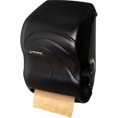 T1190TBK Oceans® Lever Roll Towel Dispenser, 1.5" core, Black Pearl - Black