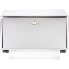 T1950XC Metal Mini 250 Multifold/150 C-Fold Towel Dispenser, Chrome 11.75 x 4.25 x 8.25 - Chrome