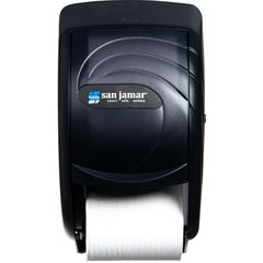 R3590TBK Oceans® Duett Standard Bath Tissue Dispenser, 1.6" core, Black Pearl  - Black
