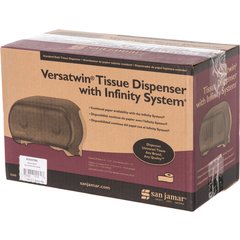 R3600TBK Classic Versatwin® Dual Standard Roll Tissue Dispenser, Black Pearl, 1.5" core