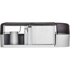 R3000TBK Classic Reserva® 9-10.5" Jumbo Bath Tissue Dispenser with Stub Roll, 3.25" core, Black Pearl  - Black