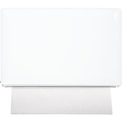 T1800WH Towel Dispenser, White Metal 500 Singlefold - White
