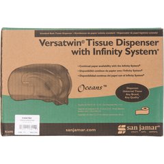R3690TBK Oceans® Versatwin® Dual Standard Roll Tissue Dispenser, Black Pearl, 1.5" core