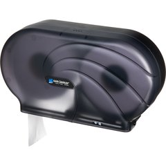 R4090TBK Oceans® Twin Jumbo Bath Tissue Dispenser, 3.25" core, Black Pearl 9" - Black