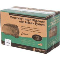 R3690TBK Oceans® Versatwin® Dual Standard Roll Tissue Dispenser, Black Pearl, 1.5" core