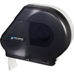 R6500TBK Classic Quantum 12-13" Jumbo Bath Tissue Dispenser, 3.25" core, Black Pearl  - Black