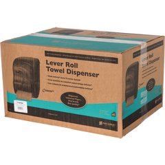 T1190TBK Oceans® Lever Roll Towel Dispenser, 1.5" core, Black Pearl - Black