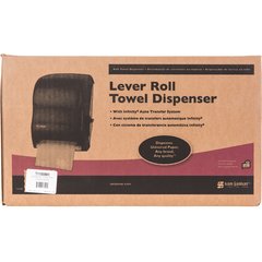 T1100WH Classic Lever Roll Towel Dispenser, 1.5" core, White - White