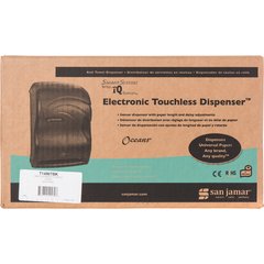 T1490TBK Oceans® Smart System with IQ Sensor™ Electronic Touchless Towel Dispenser, Black Pearl - Black