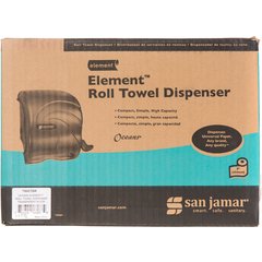 T990TBK Oceans® Element™ Lever Roll Towel Dispenser, All Core Sizes, Black Pearl  - Black