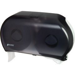 R4000TBK Classic Twin 9" Jumbo Bath Tissue Dispenser, 3.25" core, Black Pearl  - Black