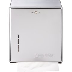 T1900XC Metal 500 Multifold/300 C-Fold Towel Dispenser, Chrome - Chrome